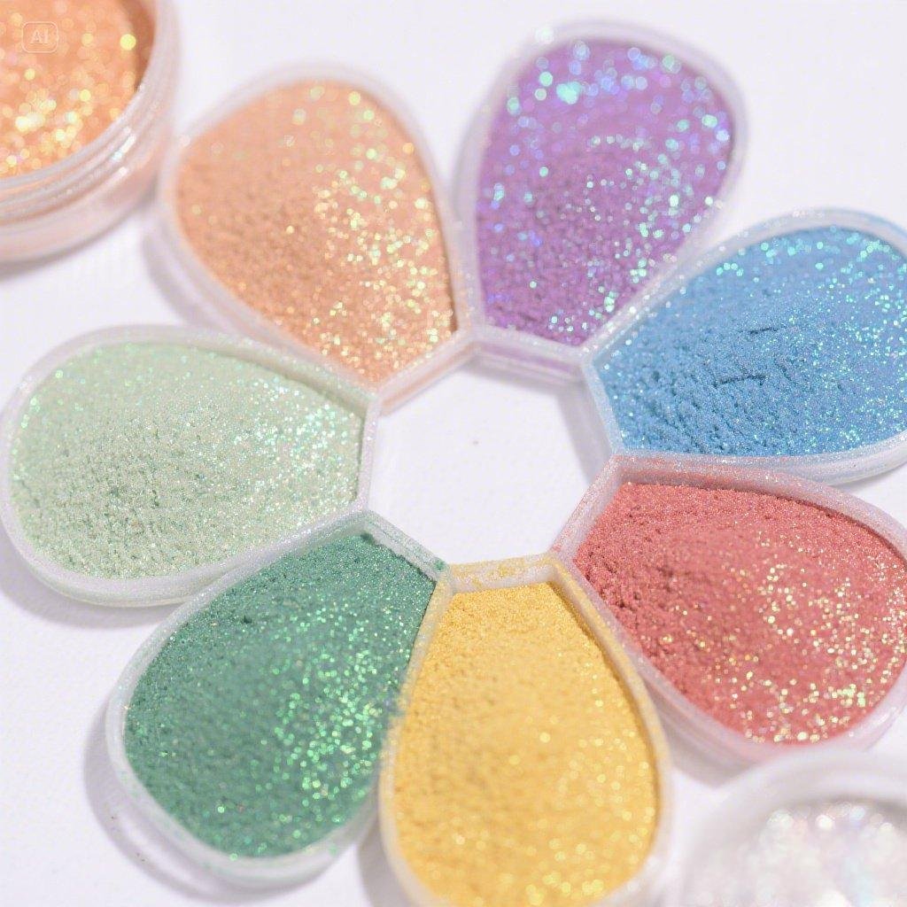 多颜色珠光粉产品图